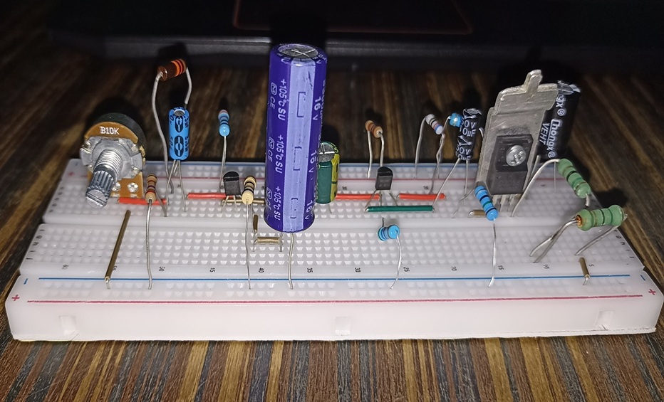 Three-Stage Transistor Amplifier